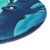 Eerie Woodland Eyes Schneidebrett (Ecke)