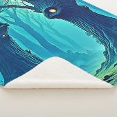 Eerie Woodland Eyes Sherpadecke (3/4)