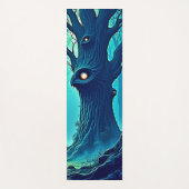 Eerie Woodland Eyes Yogamatte (Vorderseite)