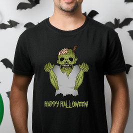 Eerie Zombie Green Untot Halloween Ghoul T-Shirt