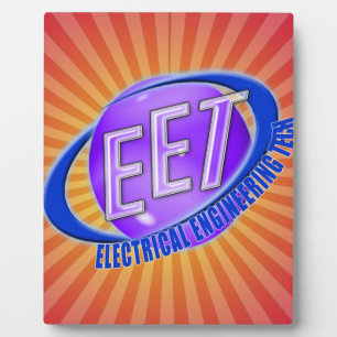 EET ORB SWOOSH LOGO ELECTRICAL ENGINEERING TECH FOTOPLATTE