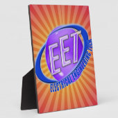 EET ORB SWOOSH LOGO ELEKTRISCHE TECHNIK FOTOPLATTE (Seite)