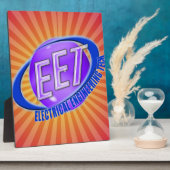 EET ORB SWOOSH LOGO ELEKTRISCHE TECHNIK FOTOPLATTE (Seite)