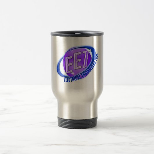 EET ORB SWOOSH LOGO ELEKTRISCHE TECHNIK REISEBECHER (Mittel)