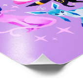 Eeveelutions light purple print fotodruck (Ecke)