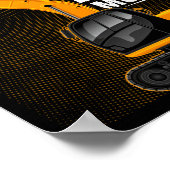 Eever I Run Cute Ss Cute Sss For Money Funny Excav Poster (Ecke)