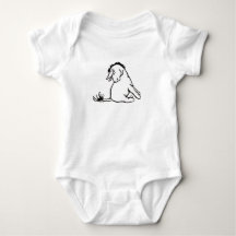 Eeyore betrachtet sein Schwanz-Babyschwimmshirt