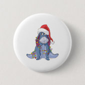 Eeyore Santa Claus Button (Vorderseite)