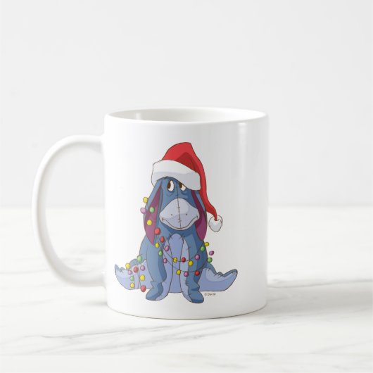Eeyore Santa Claus Kaffeetasse (Links)