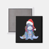 Eeyore Santa Claus  Magnet (Vorderseite/Rückseite)