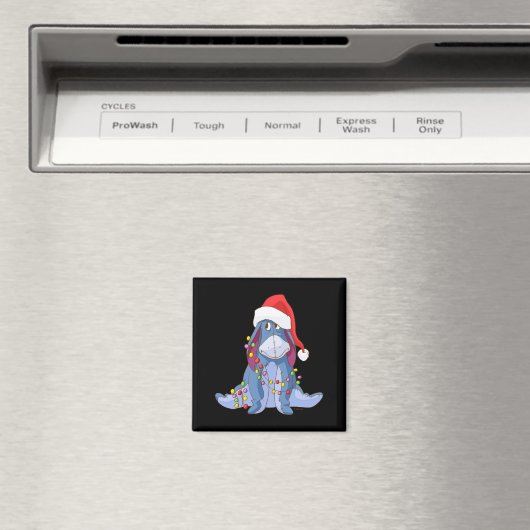 Eeyore Santa Claus Magnet (In Situ (Geschirrspüler))