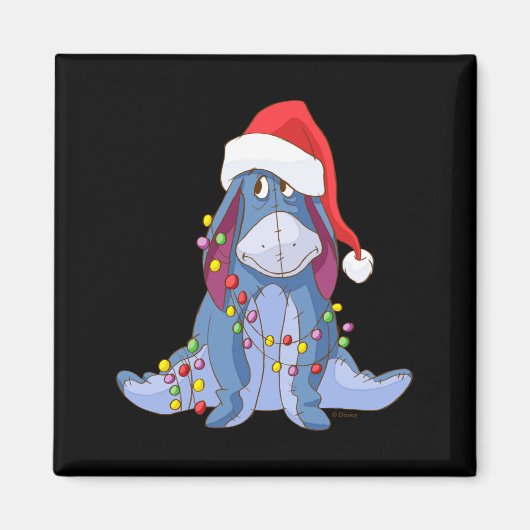 Eeyore Santa Claus  Magnet (Vorne)