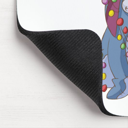 Eeyore Santa Claus Mousepad (Ecke)