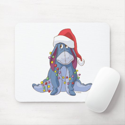 Eeyore Santa Claus Mousepad (Mit Mouse)
