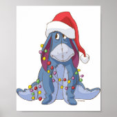 Eeyore Santa Claus Poster (Vorne)