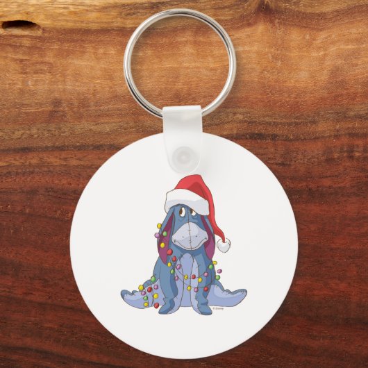 Eeyore Santa Claus Schlüsselanhänger (Vorderseite)