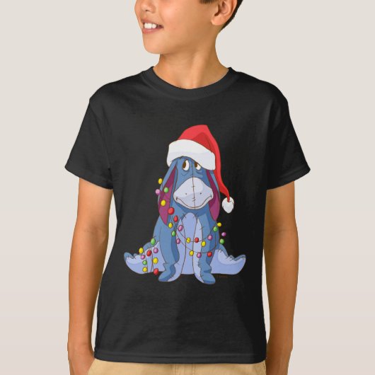 Eeyore Santa Claus T-Shirt (Vorderseite)