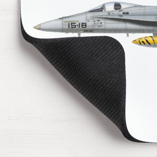 EF-18A HORNISSEN-SPANISCH-LUFTWAFFE MOUSEPAD (Ecke)