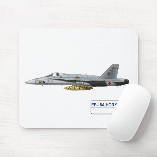 EF-18A HORNISSEN-SPANISCH-LUFTWAFFE MOUSEPAD (Mit Mouse)