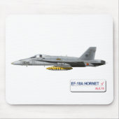 EF-18A HORNISSEN-SPANISCH-LUFTWAFFE MOUSEPAD (Vorne)