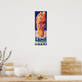 EFASIT Fusspflege Foot Cream Lotion Pedicure Ad Poster (Küche)