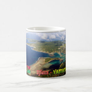 EFate - Erakor Island - Luftsicht - Vanuatu - Kaffeetasse