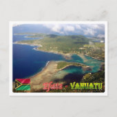 EFate - Erakor Island - Luftsicht - Vanuatu - Postkarte (Vorderseite)