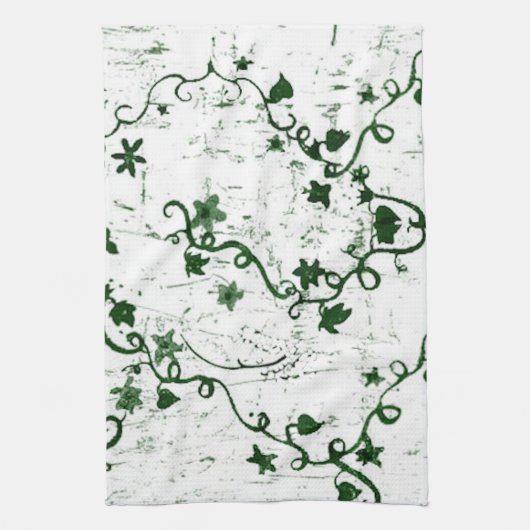 Efeu abstrakt geschirrtuch (Vertikal)