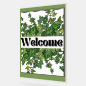 Efeu auf dem Hochzeitszeichen Acrylschild (Winkel)