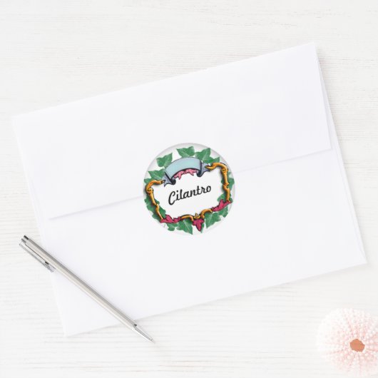 Efeu-Aufkleber Runder Aufkleber (Umschlag)