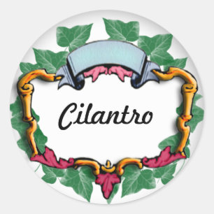 Efeu-Aufkleber Runder Aufkleber