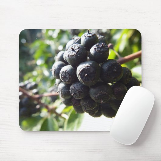 Efeu-Beeren Mousepad (Mit Mouse)