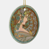 "Efeu" durch Verzierung Alphonse Mucha Keramikornament (Rechts)