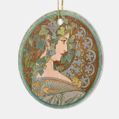 "Efeu" durch Verzierung Alphonse Mucha Keramikornament (Links)