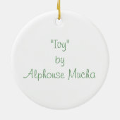 "Efeu" durch Verzierung Alphonse Mucha Keramikornament (Hinten)