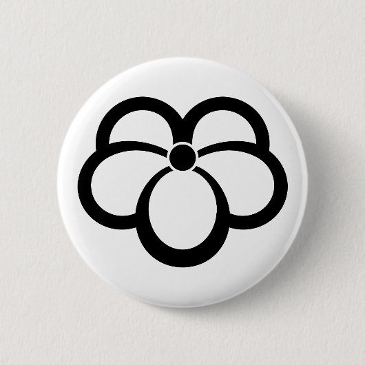 Efeu im Korinstil Button (Vorderseite)