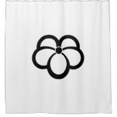 Efeu im Korinstil Duschvorhang (Vorderseite)