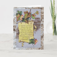 Efeu-Jahrestags-Karte