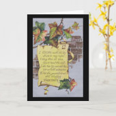 Efeu-Jahrestags-Karte Karte (Gelbe Blume)