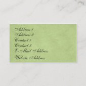 Efeu-Liga Visitenkarte (Rückseite)