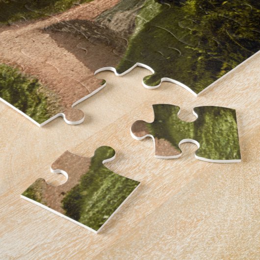 Efeu-Narbe-Felsen, Malvern, Worcestershire, Puzzle (Seite)