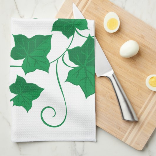 Efeu-Reben Handtuch (Viertel Falte)