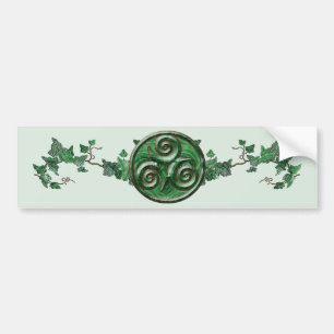 Efeu Triskel Autoaufkleber