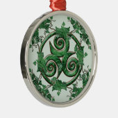 Efeu Triskel Ornament Aus Metall (Rechts)