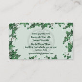 Efeu Triskel Visitenkarte (Rückseite)