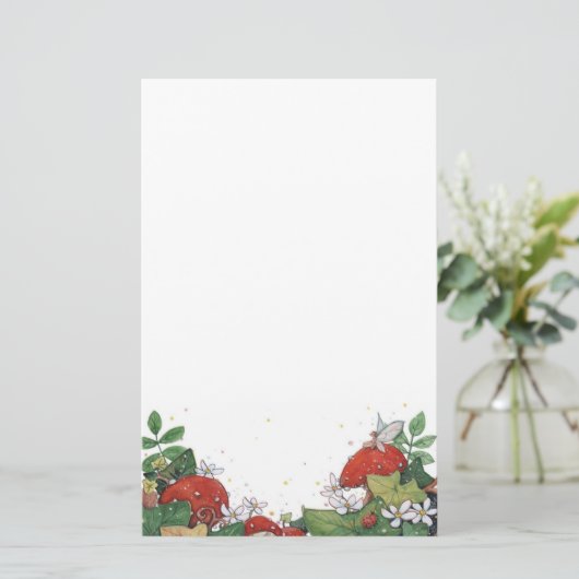 Efeu-u. Toadstool-Beleuchtung Briefpapier (Stehend Vorderseite)