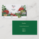 Efeu-u. Toadstool-Beleuchtung Visitenkarte (Vorne/Hinten)