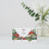 Efeu-u. Toadstool-Beleuchtung Visitenkarte (Stehend Vorderseite)