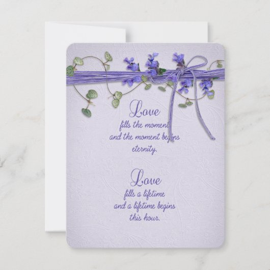 Efeu- und Efeu-Grenze Einladung (Vorderseite)