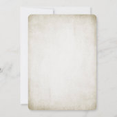 Efeu- und Hochzeitsgrenze Einladung (Rückseite)